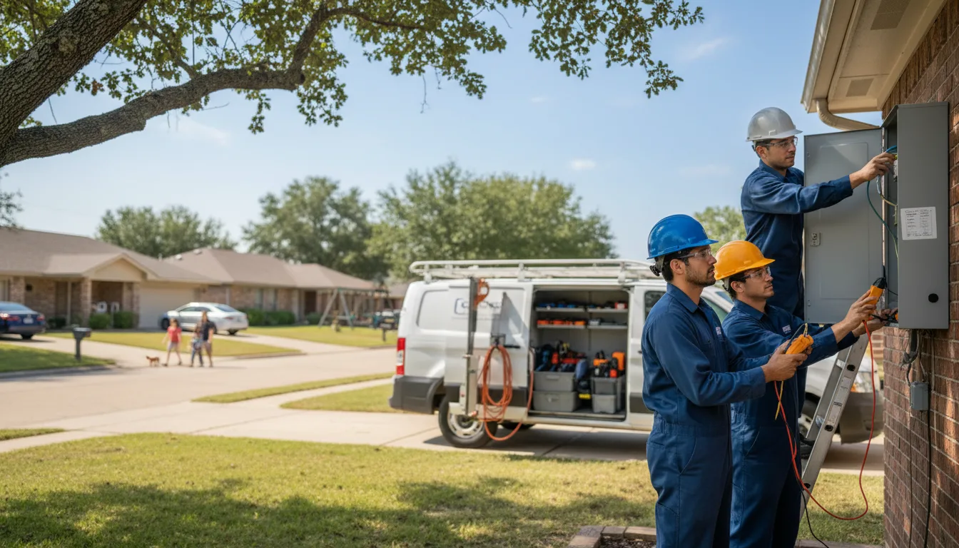 Certified electrician providing emergency electrical services in Rentiesville, OK